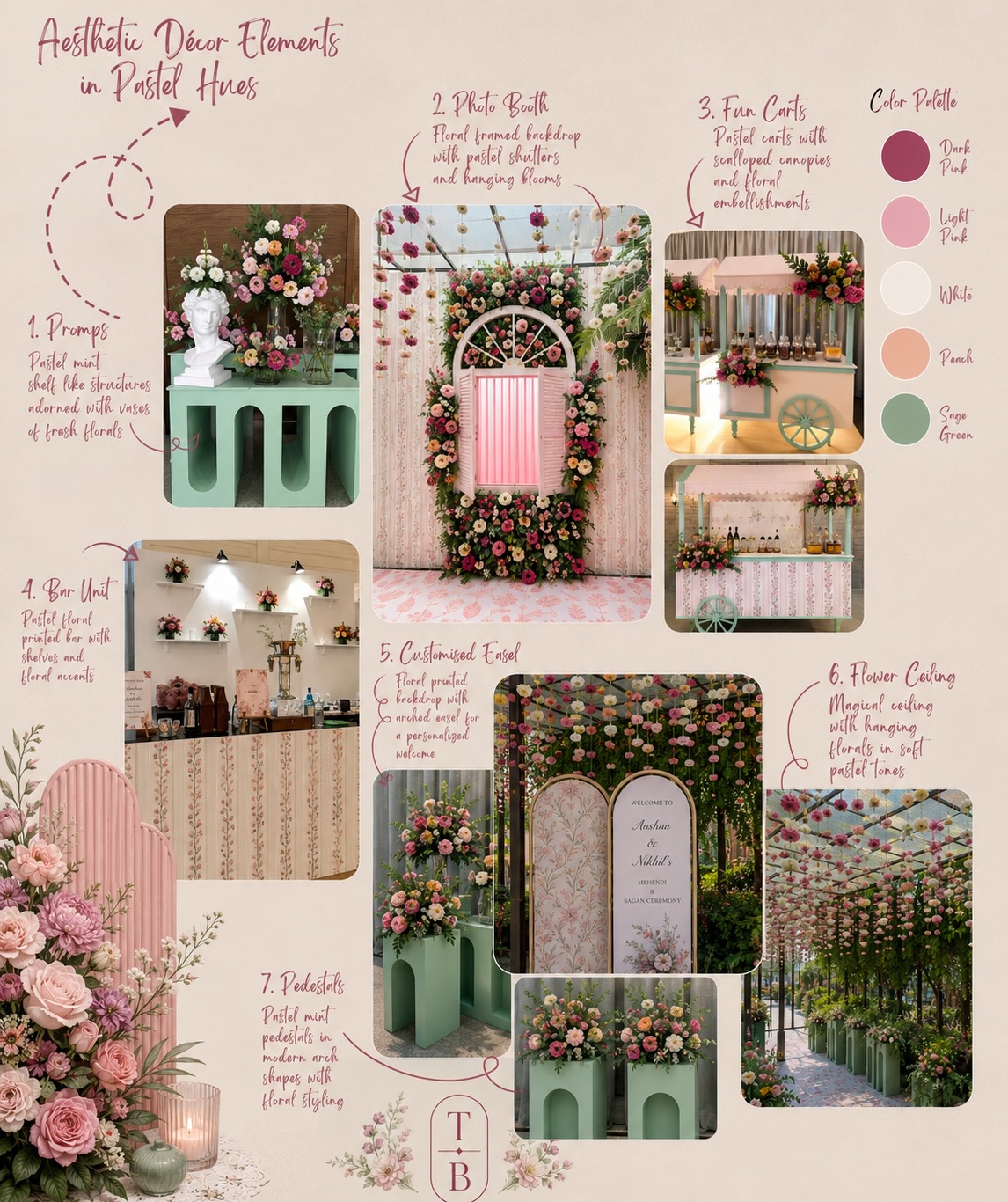 Pastel Hues — aesthetic décor elements board